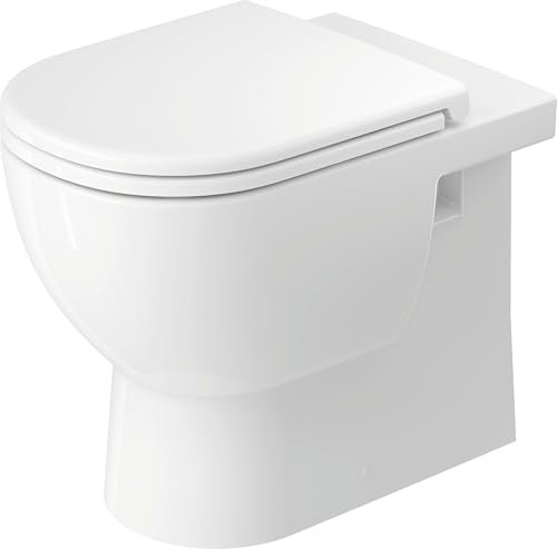 Duravit D-Code inodoro de pie empotrado, lavable, sin borde, 370x570x400mm, blanco brillo intenso, 2037090000