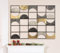 Casablanca Wandrelief Glame aus Metall anthrazitfarben/goldfarben/schwarz 120x90 cm rechteckig Wanddeko Kunst Dekoration Wohnaccessoire