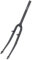 Point Trekking-gabel - Größe 1 1/8 - Schaft 185 Mm - Gewinde 70 Mm, schwarz, 29009500