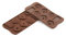silikomart | SCG25 Moule en Silicone pour chocolats CHOCO BISCUITS, antiadhésif, 8 chocolats, paquet de 1 Moule pour sucreries, Easy Choc, Ø 6,5 mm - Ø 6,4 mm - Ø 6,2 mm - Ø 7,8 mm, Made in Italy