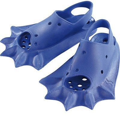 Speeron Schwimmflossen Kinder: 2in1-Kombi-Flosse: Badeschlappen & Schwimmflosse, Gr.36-38 (Strandschuh und Schwimm-Flosse, Kinder Aqua Taucherflossen, Badeschuhe)