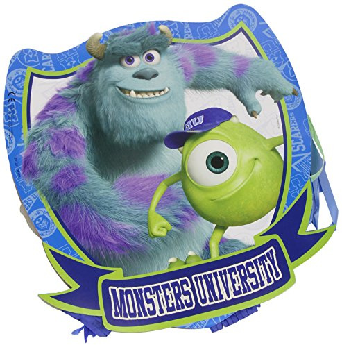 Procos Pinata * Monster University * Wird mit Süssigkeiten oder Spielen gefüllt // Piñata Mexiko Kinder zum Geburtstag Kindergeburtstag Spiele Spass Geburtstagsspaß Geschenke Geschenkverpackung