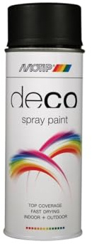 MOTIP Kunstharzlack SM RAL 9005 tiefschwarz Spray 400 ml *01659