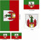 U24 Aufkleberbogen Magdeburg Aufkleber Set Flagge Fahne