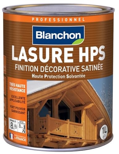 Lasure HPS Haute Protection Solvantée Blanchon 1L - Nuance de la Lasure - Chêne Clair