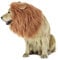 LUUFAN Lion Mane Wig for Dog and Cat Costume with Ears Pet Adjustable Comfortable Fancy Lion Hair Dog Clothes Dress for Halloween Christmas Easter Festival Party Activity (Dog- Light Brown)