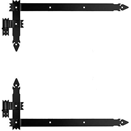 2 Winkelband Winkelbänder Türbänder Türband 800 x 340 x 50 + Kloben Schwarz