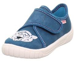 Superfit Jungen Bill Hausschuhe 1-800278 Hausschuhe, Blau 8090, 34 EU