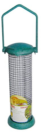 Anik-Shop FUTTERSPENDER 22cm Vogel Futter Station Kunststoff Erdnussspender Spender 23