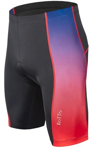ROTTO Radlerhose Herren Fahrradhose Kurz Radhose Gepolstert Gemütlich stoßfeste