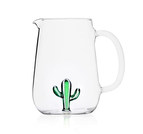 Ichendorf Milano Pichet Cactus Vert | Collection Desert Plants | 175 cl | Verre borosilicate | Fait à la main