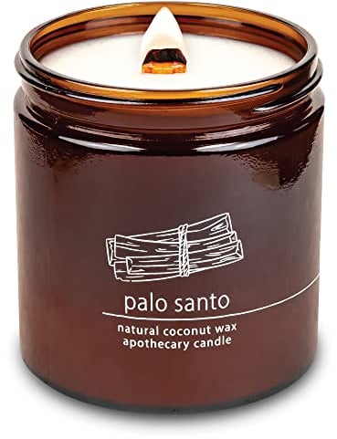 Hemlock Park Palo Santo Apothecary Crackling Wood Wick Candle | 16 oz