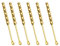 JIHUOO 10 Stück Metall Schnupflöffel Mini Schaufel Löffel Charms Anhänger Löffelspatel Ohrlöffel Ohrenreiniger Werkzeug Golden