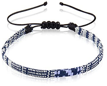 GD GOOD.designs Surfer Fußband Blau Damen und Herren Bunt I Wasserfester Stoff I Fussband größenverstellbar (16-32cm) I Boho Ethno Fussbänder