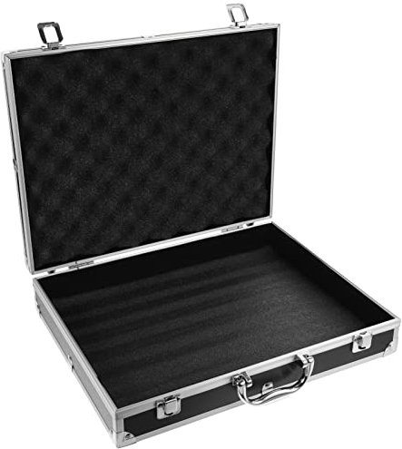 Vaguelly Toolbox Toiletry Containers Case Organizer Tool Foam Carrying Case Briefcase Prop Makeup Organizer Medicine Container Abs Plastic Women's Multifunction Cosmetic