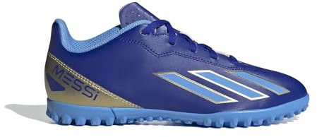 adidas X Crazyfast.4 Messi Fußballschuhe, FTWR White/Team Royal Blue/Bright Red, 38 2/3 EU