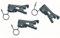 Kicada 3 clips de micrófono Lavalier ABS, clip de alambre de metal negro para Sony UWP Saramonic Sennheiser Boya Shure Lavalier micrófono de solapa, kit de repuesto de clips de micrófono de solapa de