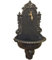 MetallWeb® Gartenbrunnen, Wandbrunnen Vienna, in unterschiedlichen Farben (Schwarz - Patina Gold)