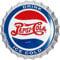 Retro Metall Blechschild Pe-psi Cola Bottle Caps Dekorative Flaschenverschlüsse Metall Blechschilder Für Zuhause Höhle Garage Wanddekoration Vintage Metallschild 35,1 cm Zoll