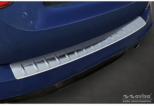 Avisa Edelstahl Heckstoßstangenschutz passgenau | kompatibel mit BMW 2 Active Tourer F45 2013-2021 with M-Package - Silber