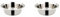 bubimex Gamelle Acier Inoxydable pour Chien 2,80 L (Lot de 2)