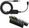 PD auf DC Adapterkabel, Universal-Ladekabel mit 34 Anschlusssteckern, Einstellbare 5V 9V 12V 15V 20V Universal Hohlstecker, USBC auf DC Stecker Kabel Ladegerät, DC Stromkabel für Laptops Lautsprecher