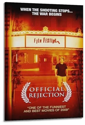 Ink blot Offizielle Filmplakate mit Ablehnung, Retro, klassischer Filmposter, Kunstdruck, Poster, Wanddekoration, 50 x 75 cm, Rahmen-Stil