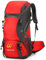 jianyana Wanderrucksack 50L Trekkingrucksack Regenhülle Reiserucksack Wasserdichter Campingrucksack für Wandern Camping Bergsteigen Reisen Sport Herren Damen