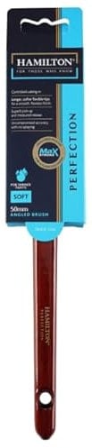 2 Hamilton Perfection Max Stroke Soft Synthetic Angled Paint Brush