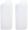 KIMISS 2PCS Professional Oil Mixing Bottle Container, 600ML 2 Stroke Oil Petrol Fuel Mix Bottle, for Chainsaws and Ironing Machines