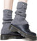 JINGTOPS Scaldamuscoli Donna Inverno Y2k, Manicotti Lana Con Bottoni Di Perla, Maglieria Calzini Invernali, Scalda Muscoli
