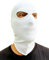 No Face No Name Sturmhaube in weiß einfarbig I Balaclava Maske Beanie I Motorrad Ski Ultras Hooligans