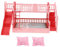 UPKOCH 1satz Dollhouse Miniaturmöbel Set Mit Doppelbett Für Puppen Bett Und Zubehör Für Kreative Spielwelten Und Charmante Kinderzimmergestaltung