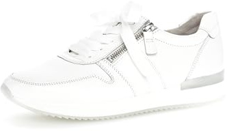 Gabor Damen Low-Top Sneaker, Frauen Halbschuhe,schnürschuhe,schnürer,straßenschuhe,Strassenschuhe,Sportschuhe,Weiss,40 EU / 6.5 UK