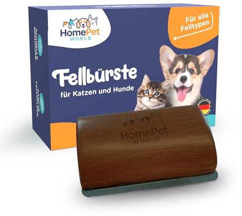 HomePetWorld Fellwechsel Kamm - DeShedding für Hund und Katzen - Effiziente Hunde Bürste zum Entfernen von Unterfell - Hundebürste für Kurzhaar & Langhaar Pflege für kleine und große Hunde