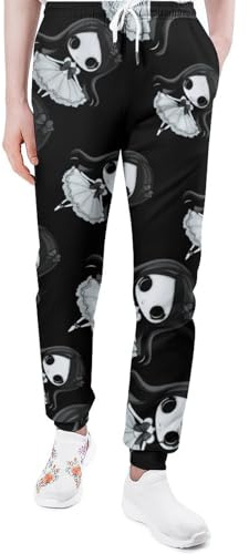 Pantalones Deportivos para Hombre con Estampado de Ghost Ballet, Baile de Halloween, Pantalones Deportivos para Entrenamiento, Gimnasio, Leggings con Bolsillo