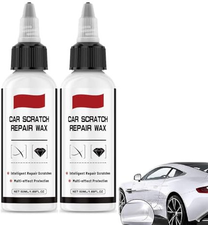 Autokratzer reparieren und polieren lackieren restaurer, 2025 Neu Politur Auto, Car Scratch Repair Wax, Kratzer-Entferner für Autos, Autopolitur für mehr Glanz (2PCS)