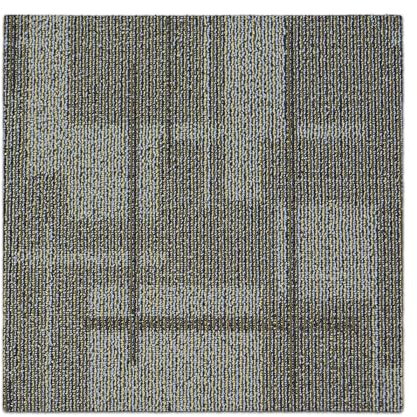 FLOORDIREKT- Teppichfliesen- selbstliegend- |- 1 Stück- |- Fliesen- Teppiche- je- 50x50- cm- robuster- Teppichboden- Bodenfliesen-rutschhemmendem (ANDORRA- MEHRFARBIG, 1 Stück- a- 50x50)