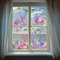ANATTASOUL Fensterbilder Doppelseitig Unterwasserpflanzen und Schildkröten Fensterdeko Wiederverwendbar Fenstersticker Selbstklebend Fenster Aufkleber Deko Frühling Sommer für Kinderzimmer Badezimmer