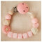 Storchenkind® - Personalisiertes Babygeschenk mit Namen – Einzigartiges Geschenk zur Geburt für Mädchen & Jungen (rosa)