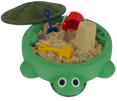 FANSHINUO Sandkasten mit Miniatur-Schildkröten, handgefertigt, für Geburtstagsparty, Dekoration und pädagogische Aktivitäten