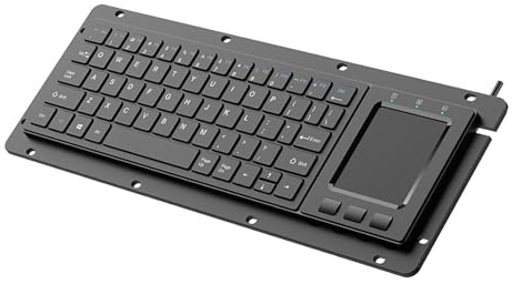 YROHGKPN Tastiera Industriale Impermeabile Con 64 Tasti E Touchpad E Funzione Mouse Per Attività Di Precisione. Tastiera Impermeabile