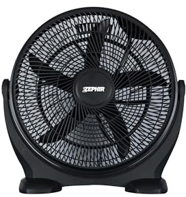 Zephir ZBF04CM Negro - Ventilador (Negro, Piso, Mesa, Pared, 50 W, AC, 40 cm, 490 mm) (Reacondicionado)