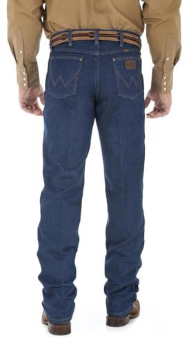 Wrangler Jean rétro Slim pour Homme, Jambe Droite, prélavé, 96,5 x 76,2 cm (l x L), Prélavé, 38 W/30 L