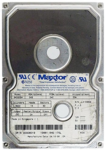 4,3 GB AT Hard Drive Maxtor 84320d4 IDE id8882