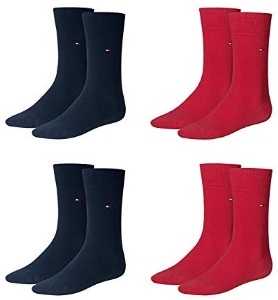 Tommy Hilfiger Herren Socken Classic Business Socken 4er Pack, Größe:43-46;Farbe:Tommy Original