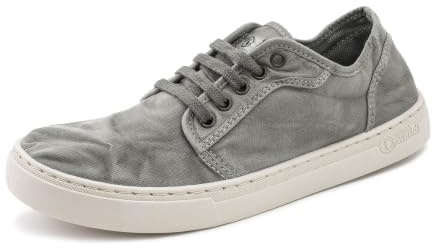 Natural World Eco 6602E - Sneakers Uomo in Tela, Scarpe Estive Casual | Sneakers da uomo in tela di cotone con suola in gomma