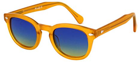 X-LAB 8004 Sonnenbrille im Moscot-Stil, Unisex