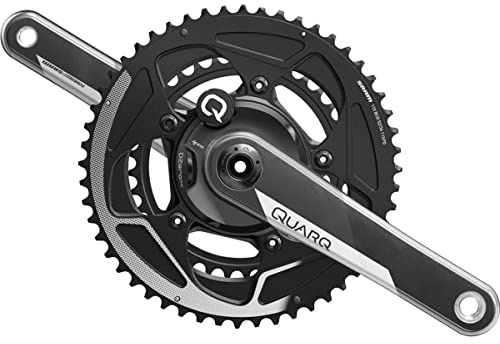 Quarq DZero Kettenradgarnitur Powermeter Schwarz/Silber 172.5 mm