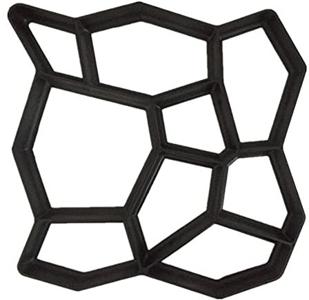 RETENA 1 Stück Gehweg Form Pflasterstein Gehweg Form Pflasterform Schalungsform Betonformen Garten Schablone Gehwegplatten Beton Kunststoff für Garten Natursteinpflaster - 50 x 50 cm x 4 cm